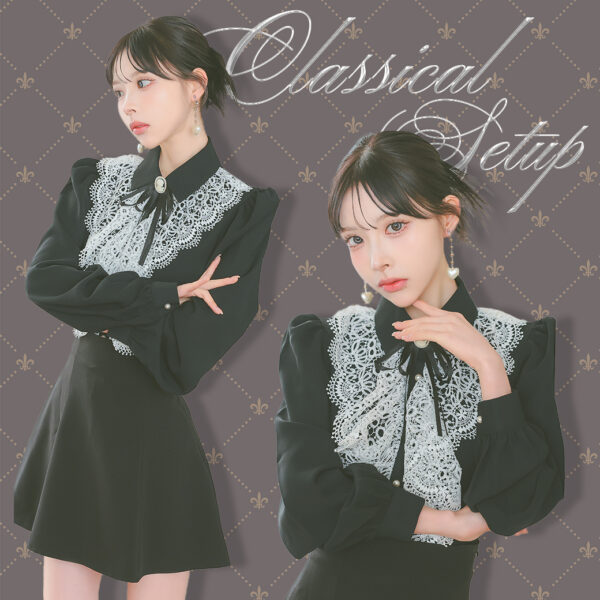 品のある雰囲気のセットアップドレス♡