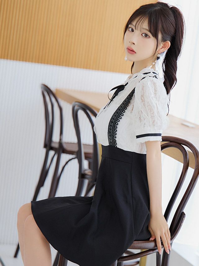 サロペ風が上品可愛い♡