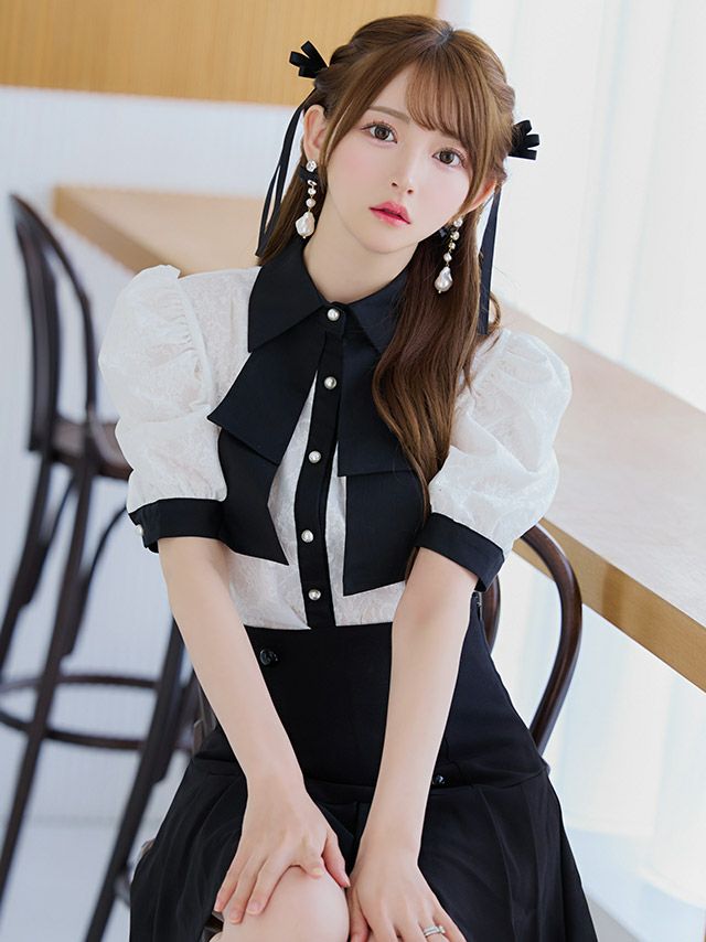 女の子らしさときちんと感を兼ね備えた、上品フェミニンワンピ♡