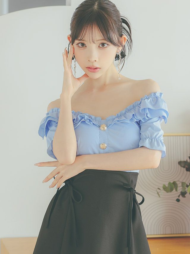 甘かわmixなブルードレス♡