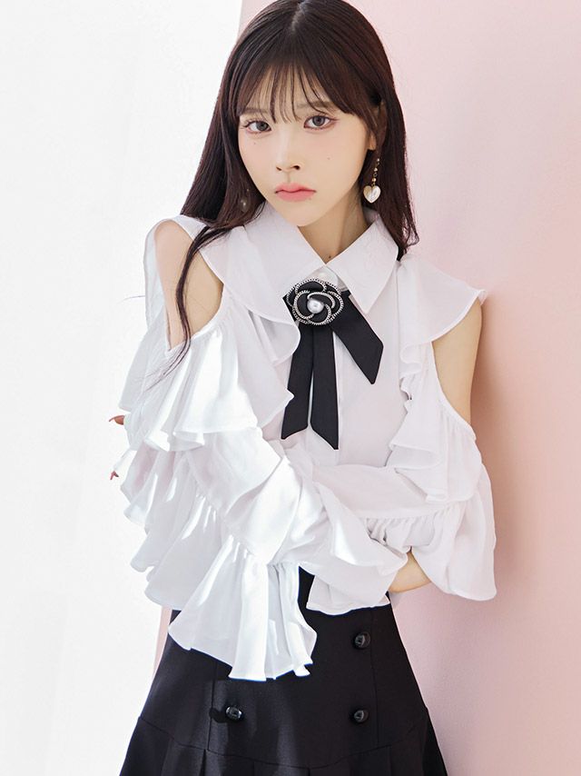推し活でも映える♡儚げな地雷ドレスコーデ♡