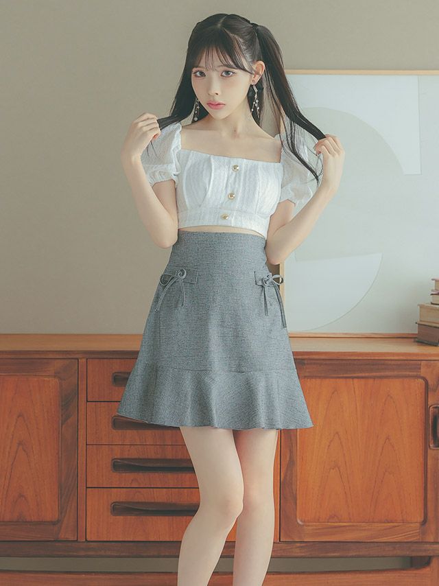 トレンド感ある美ラインミニドレス♡