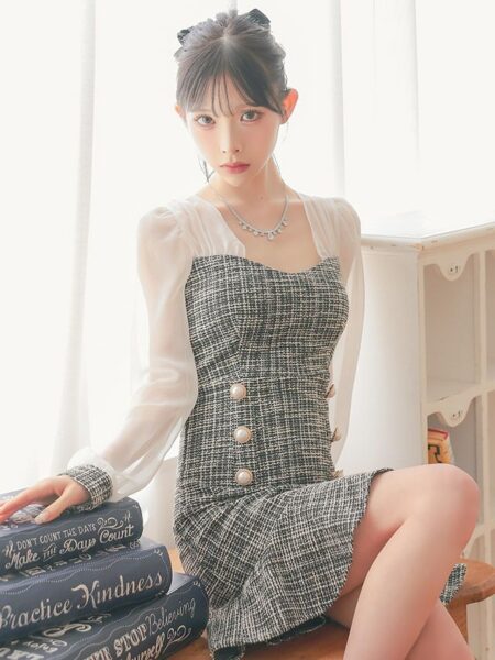 トレンド感たっぷりで今っぽいドレス♡