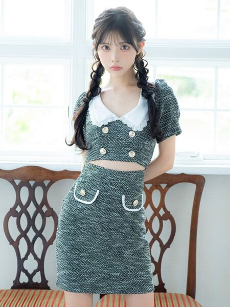 スタイルアップ叶うドレス♡