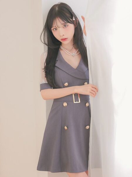 細部までこだわった美シルエットのドレス♡