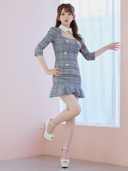 大人の甘さ溢れるチェック柄のデザイン