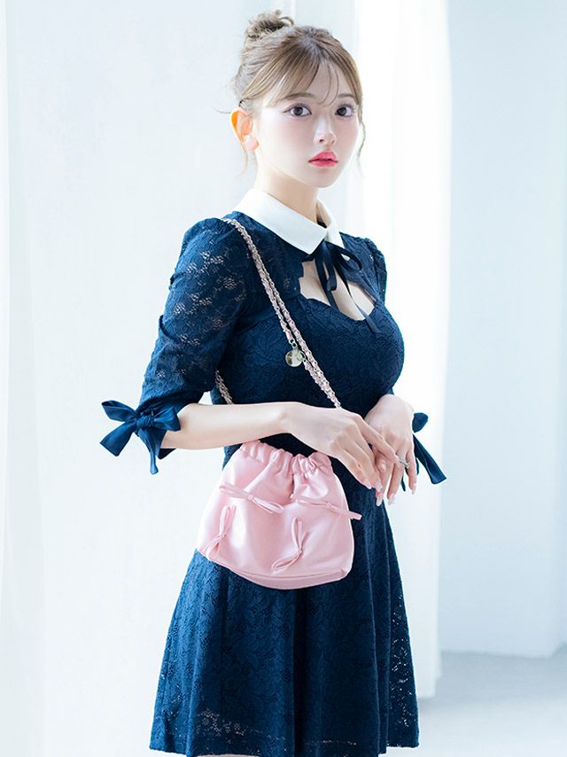 柔らかいピンクが可愛いバッグ