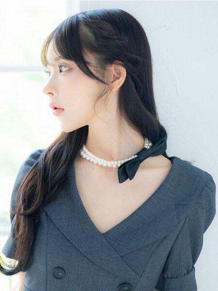 パールが高見えするネックレス