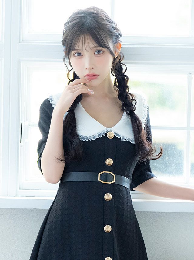 ベルト付きで細見え効果抜群