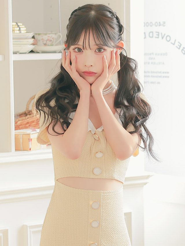 甘さと上品さを両立した韓国ドレス